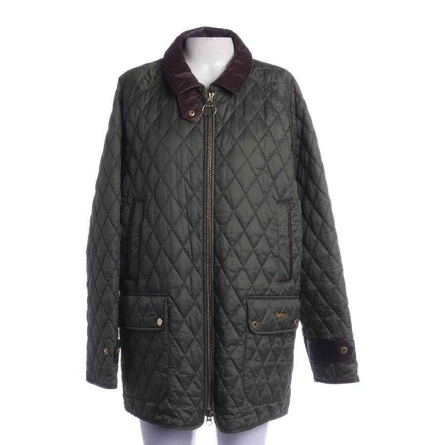 Image 1 of Quilted Coat 44 Green in color Green | Vite EnVogue