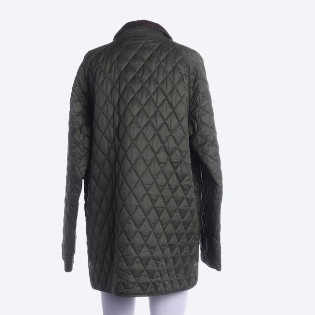 Image 2 of Quilted Coat 44 Green in color Green | Vite EnVogue