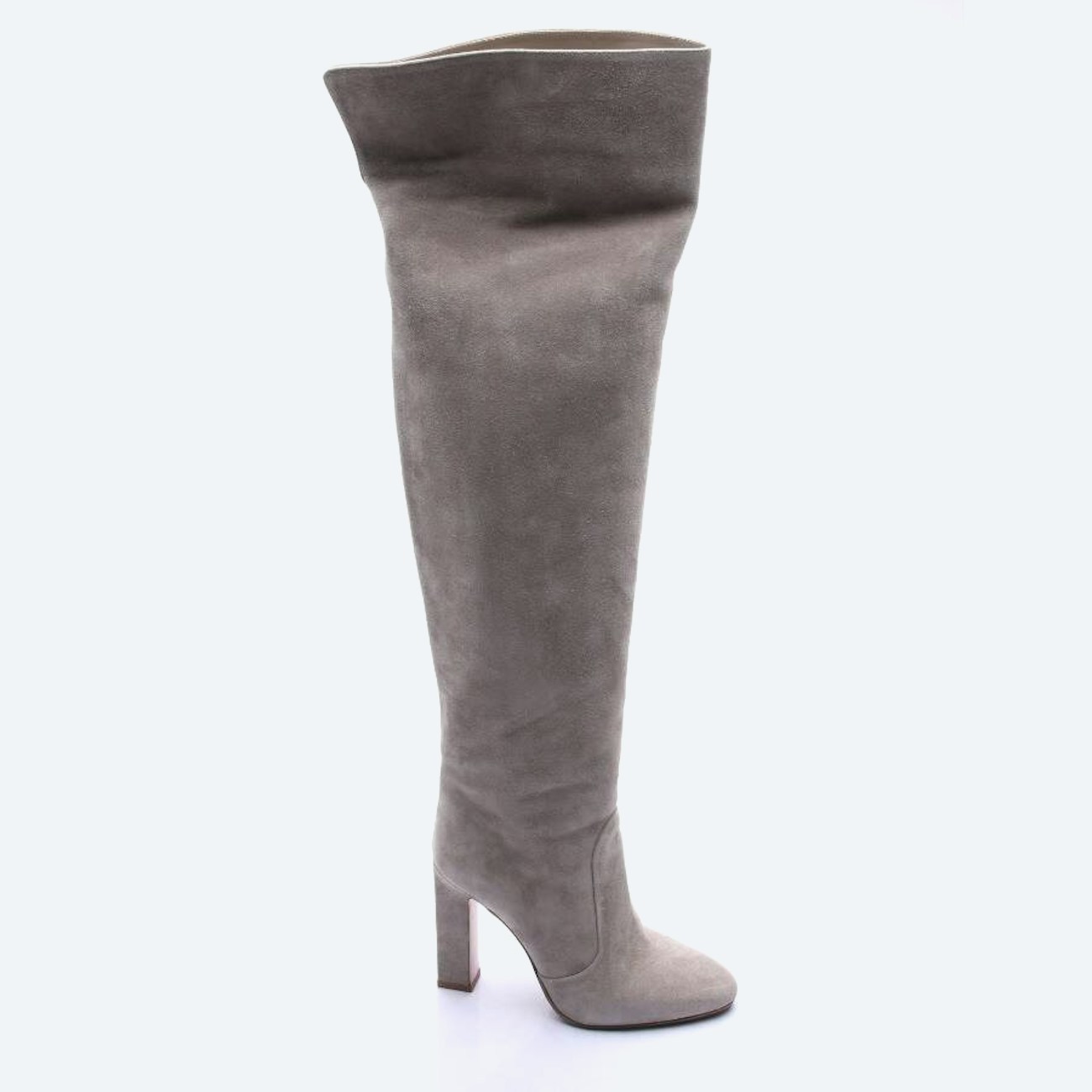Image 1 of Overknee Boots EUR 37 Gray in color Gray | Vite EnVogue