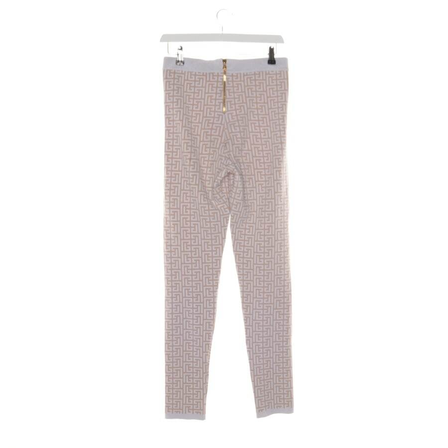 Image 2 of Trousers 38 Silver in color Metallic | Vite EnVogue