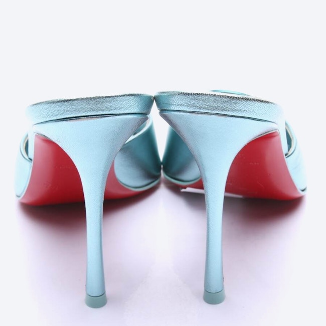 Image 3 of Heeled Sandals EUR 35 Turquoise in color Blue | Vite EnVogue