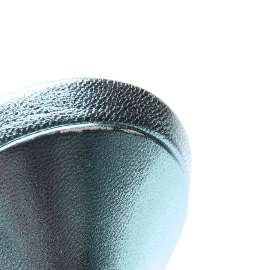 Image 8 of Heeled Sandals EUR 35 Turquoise in color Blue | Vite EnVogue