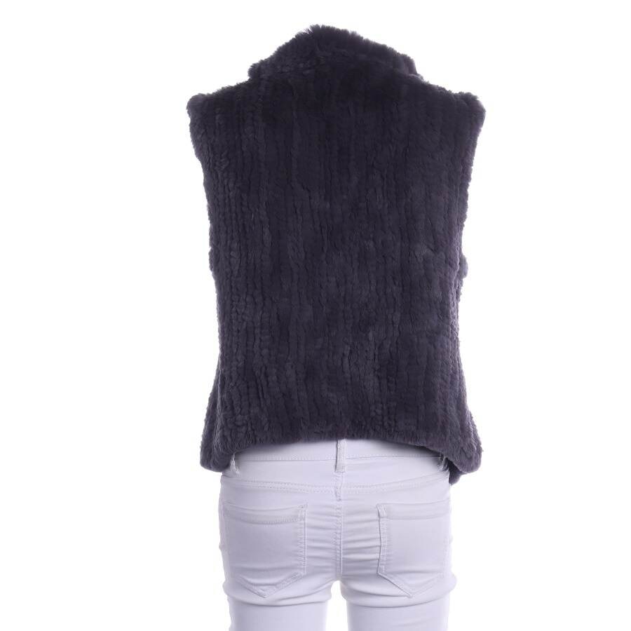 Image 2 of Fur Vest 36 Gray in color Gray | Vite EnVogue