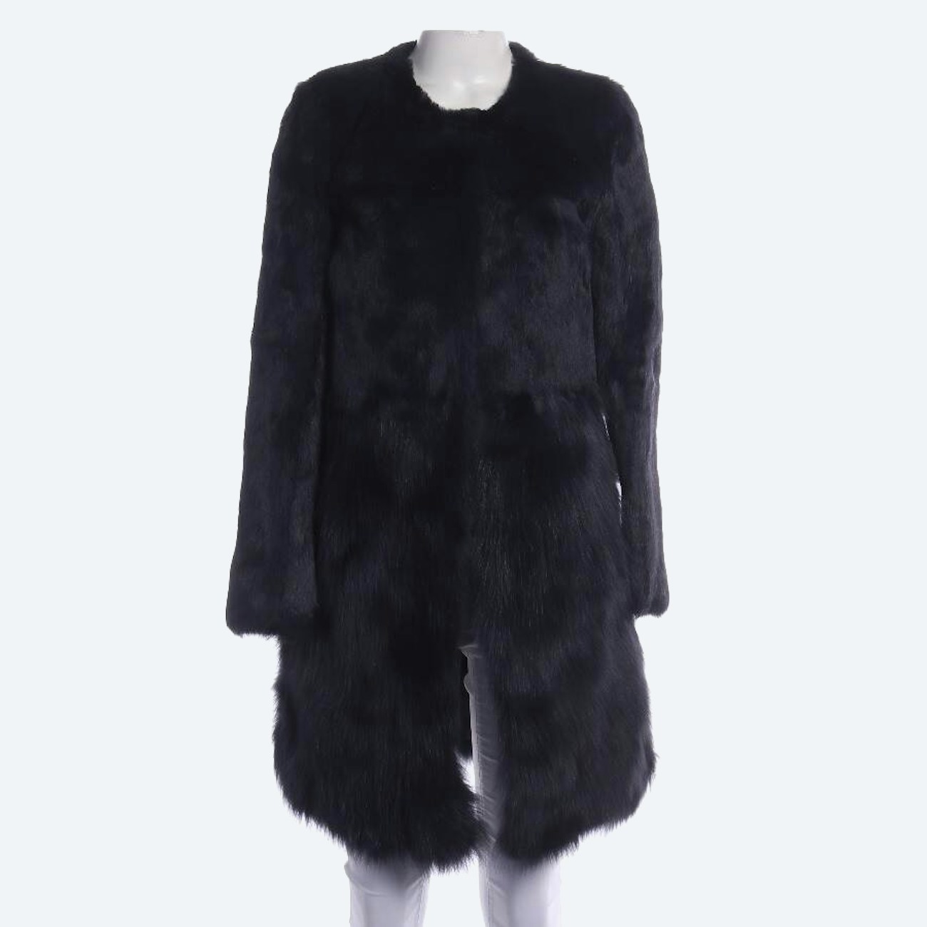 Image 1 of Fur Coat 34 Black in color Black | Vite EnVogue