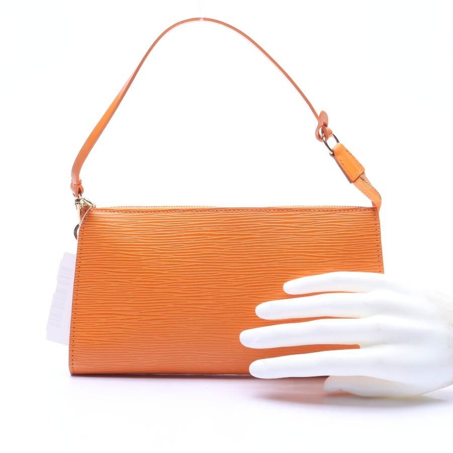 Image 4 of Epi pochette Evening Bag Dark Orange in color Orange | Vite EnVogue