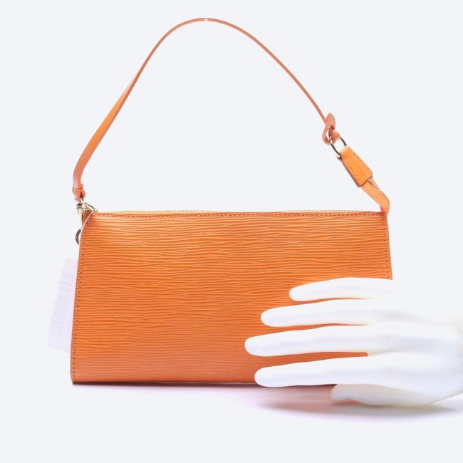Image 4 of Epi pochette Evening Bag Dark Orange in color Orange | Vite EnVogue