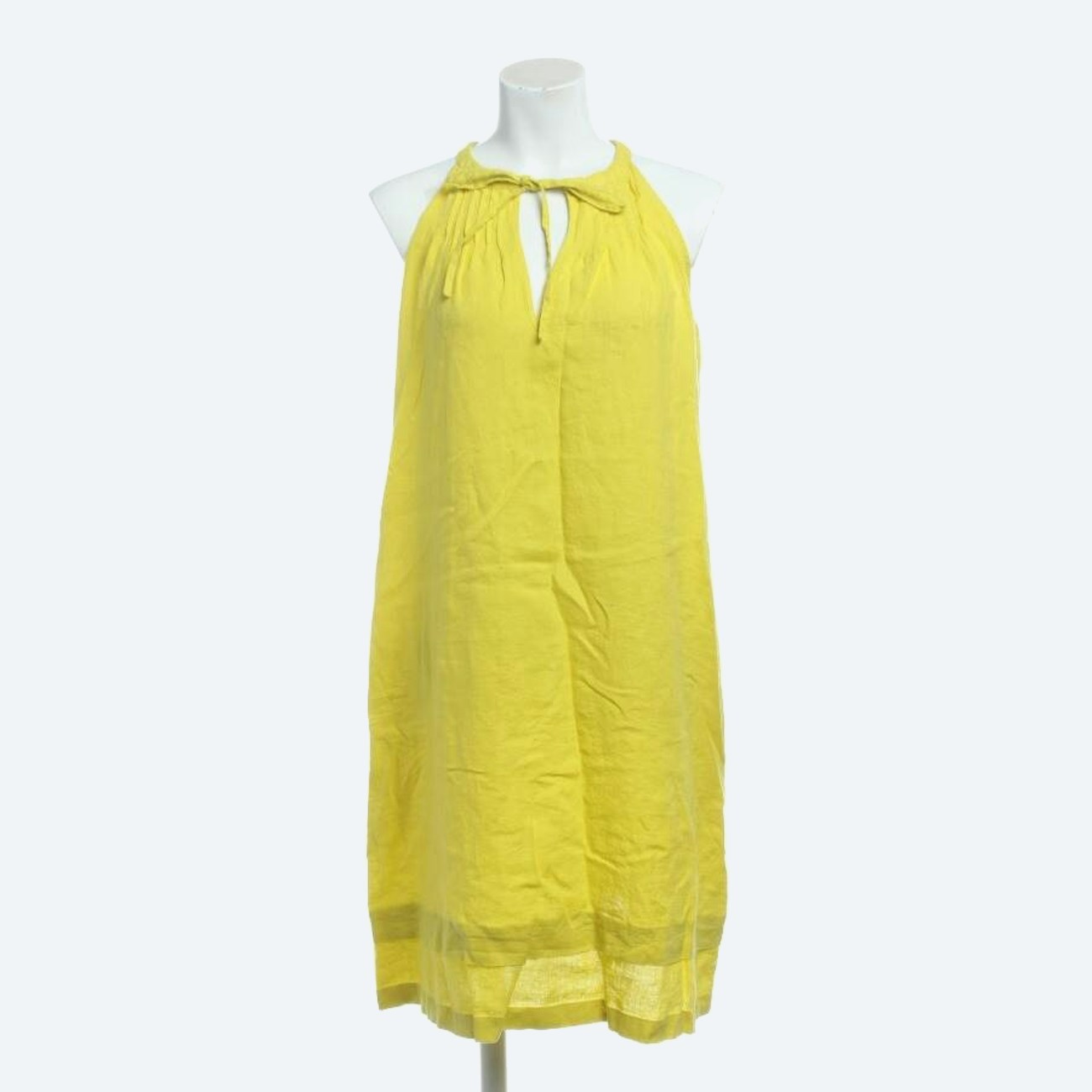 Image 1 of Linen Dress 36 Yellow in color Yellow | Vite EnVogue
