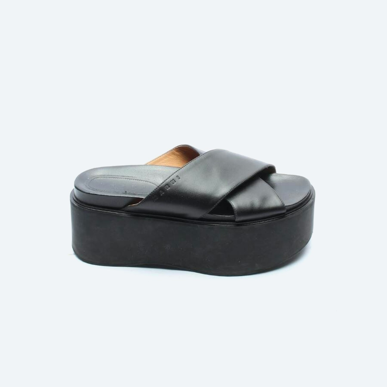 Image 1 of Platform Sandals EUR 40.5 Black in color Black | Vite EnVogue