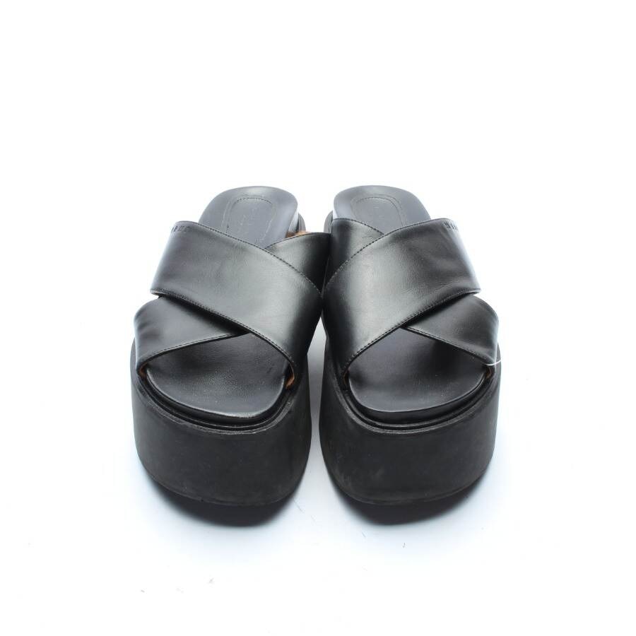 Image 2 of Platform Sandals EUR 40.5 Black in color Black | Vite EnVogue