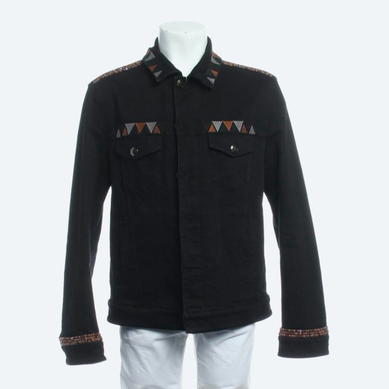 Image 1 of Jeans Jacket XL Black in color Black | Vite EnVogue