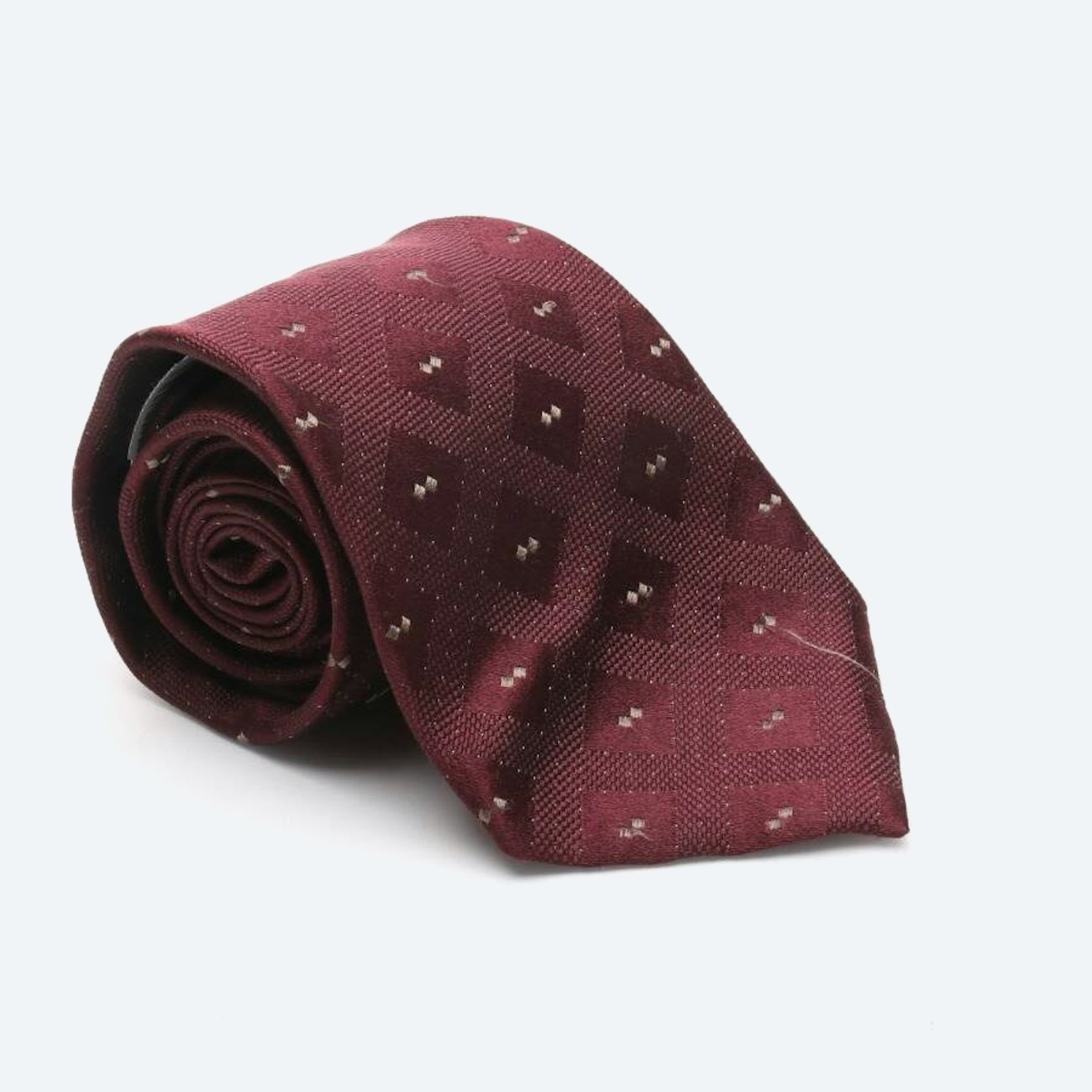 Image 1 of Silk Tie Bordeaux in color Red | Vite EnVogue