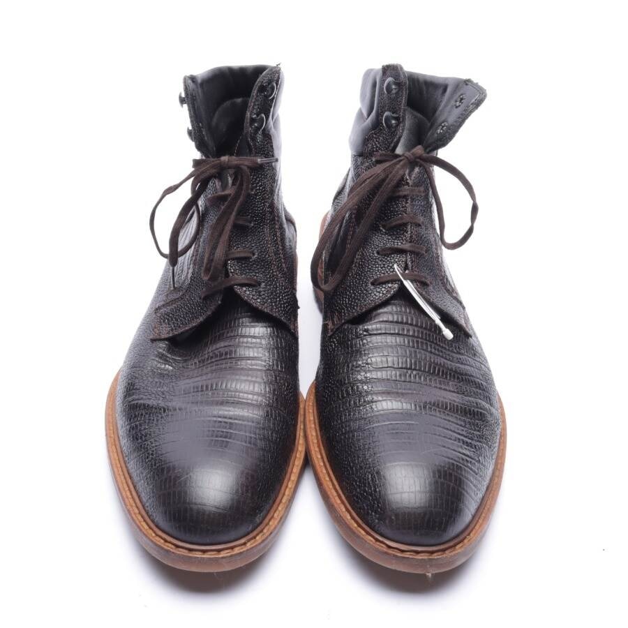 Image 2 of Ankle Boots EUR 45 Dark Brown in color Brown | Vite EnVogue