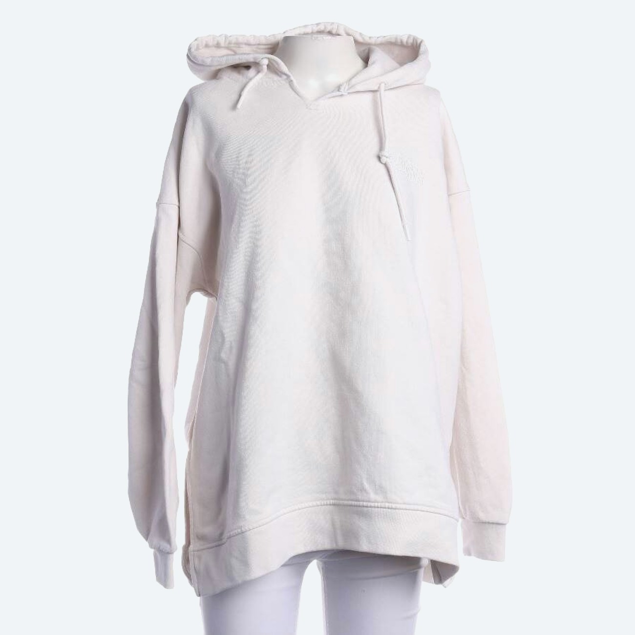 Image 1 of Hooded Sweatshirt M Cream in color White | Vite EnVogue
