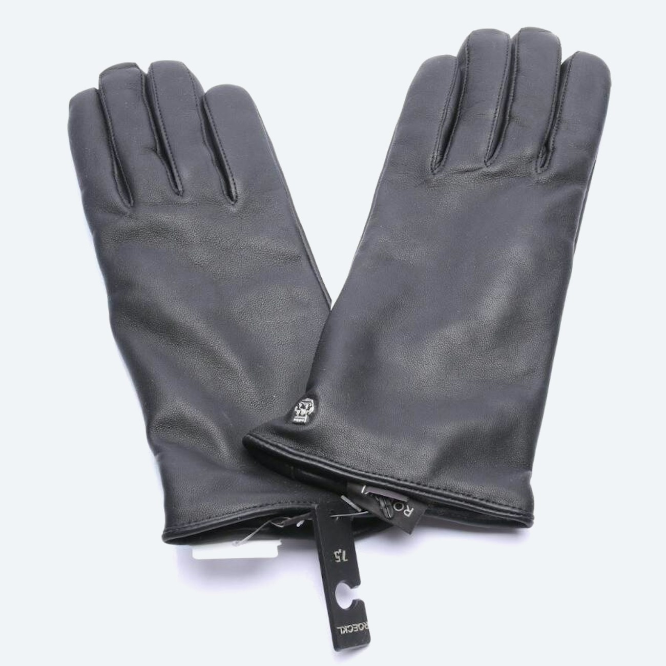 Image 1 of Leather Gloves Black in color Black | Vite EnVogue