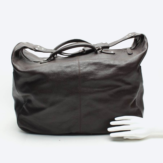Image 4 of Travel Bag Dark Brown in color Brown | Vite EnVogue
