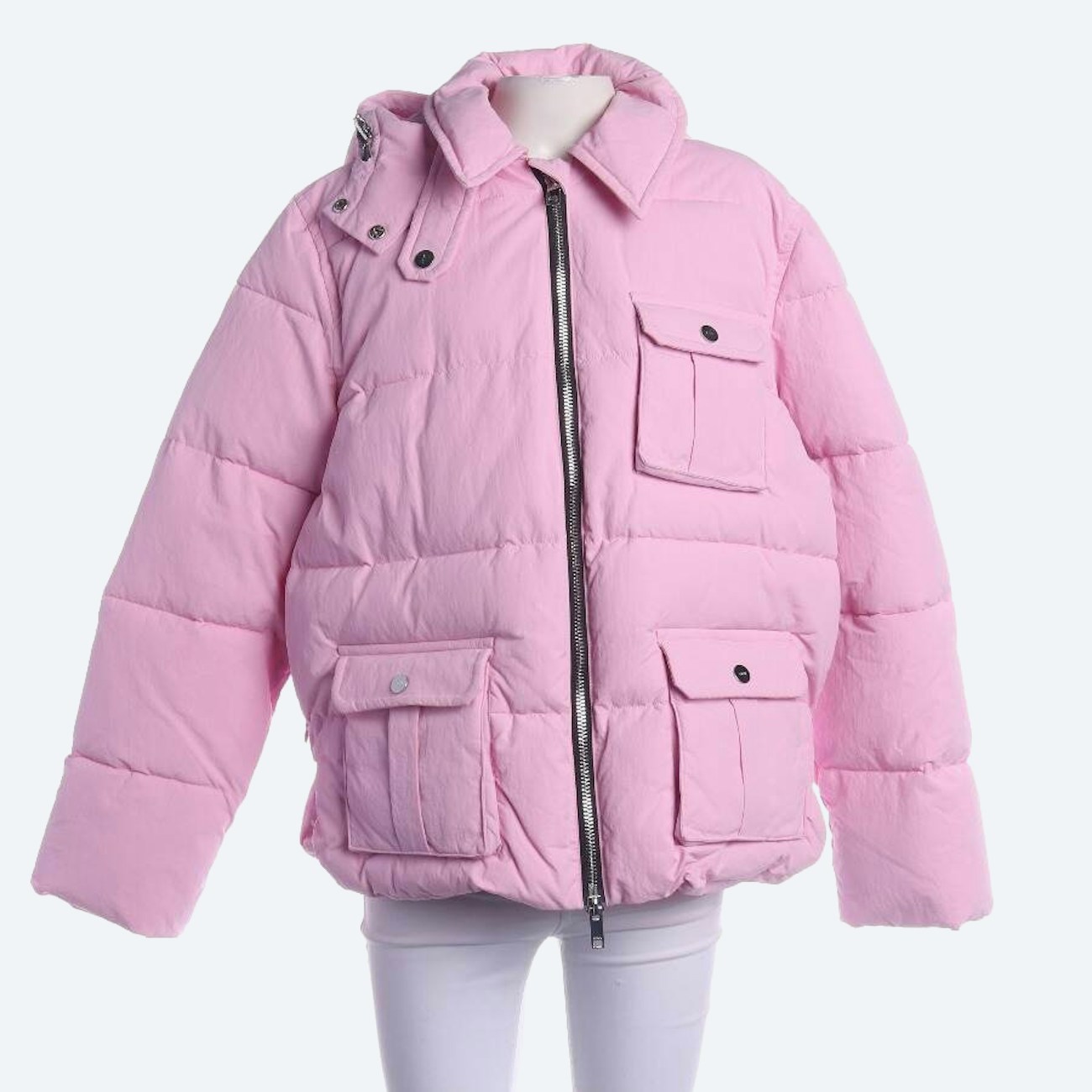 Image 1 of Winter Jacket 40 Light Pink in color Pink | Vite EnVogue