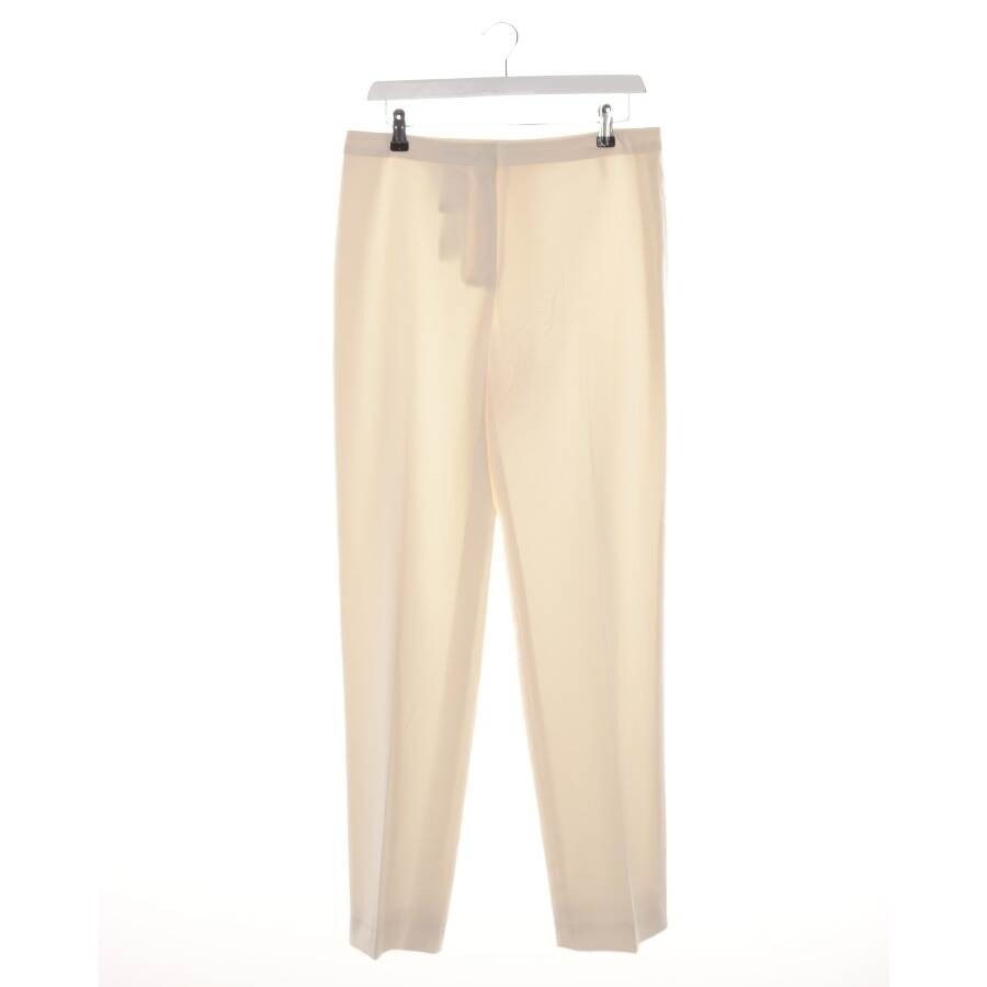 Image 1 of Trousers 38 Cream in color White | Vite EnVogue