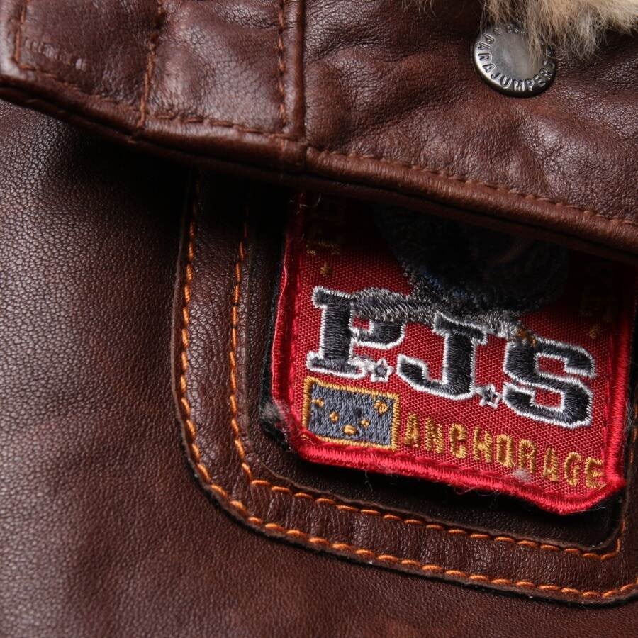 Image 4 of LeatherJacket L Brown in color Brown | Vite EnVogue