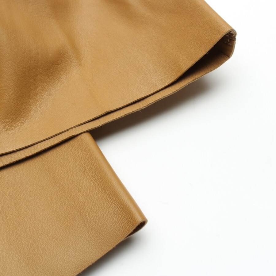 Image 3 of Leather Shorts 36 Light Brown in color Brown | Vite EnVogue
