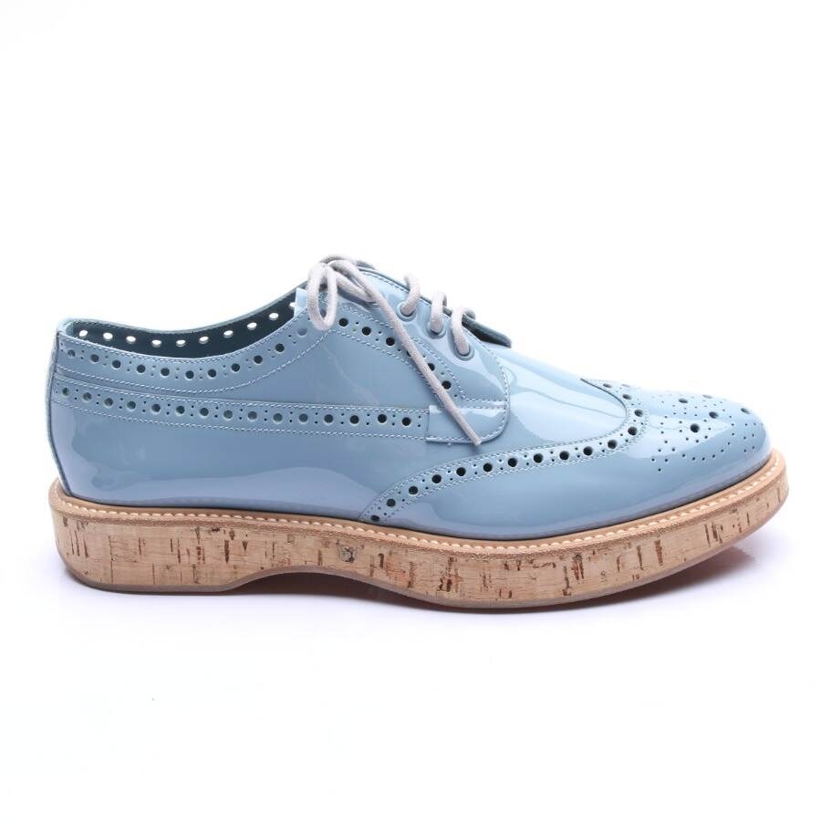 Image 1 of Lace-Up Shoes EUR 38.5 Light Blue in color Blue | Vite EnVogue