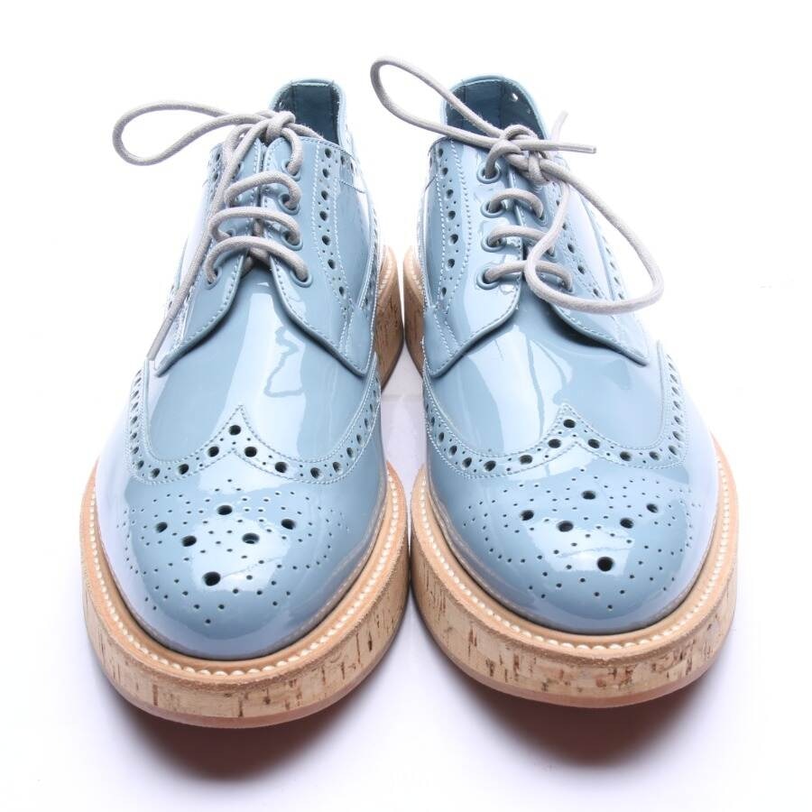 Image 2 of Lace-Up Shoes EUR 38.5 Light Blue in color Blue | Vite EnVogue