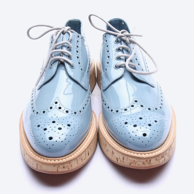Image 2 of Lace-Up Shoes EUR 38.5 Light Blue in color Blue | Vite EnVogue