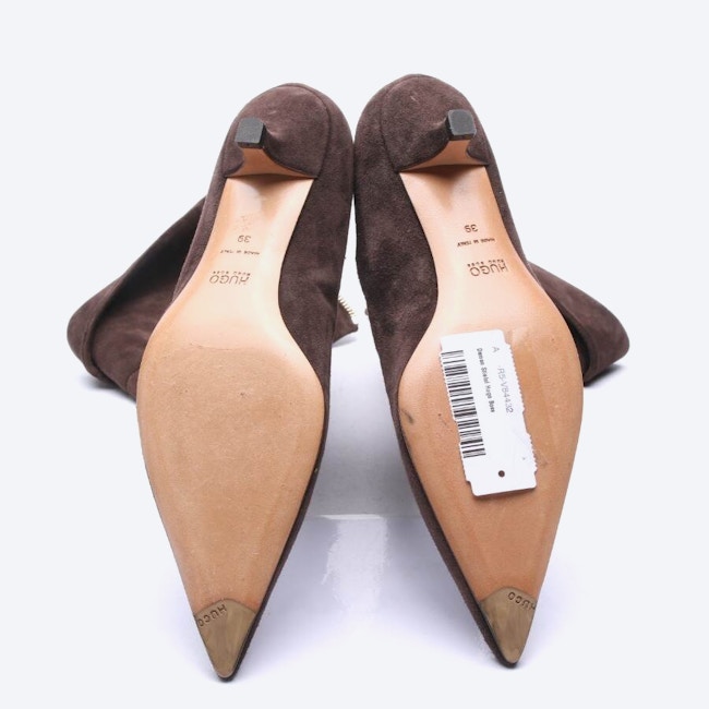 Image 4 of Boots EUR 39 Dark Brown in color Brown | Vite EnVogue