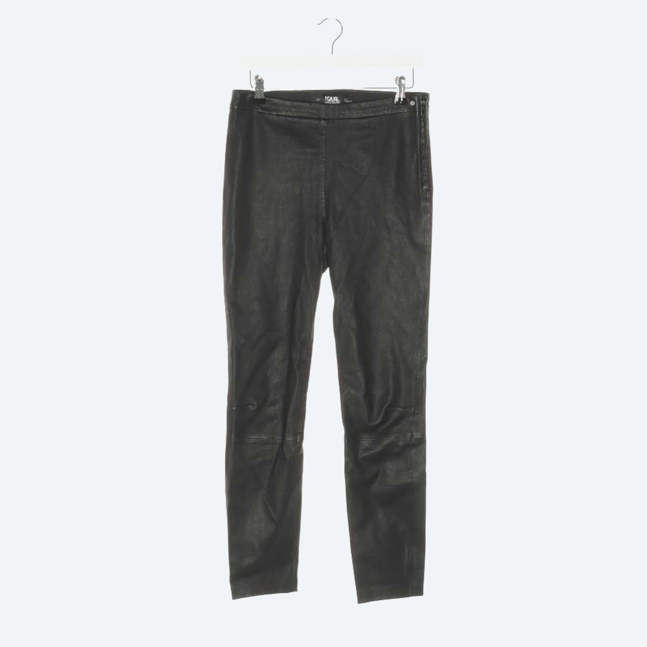 Image 1 of Leather Pants 40 Black in color Black | Vite EnVogue