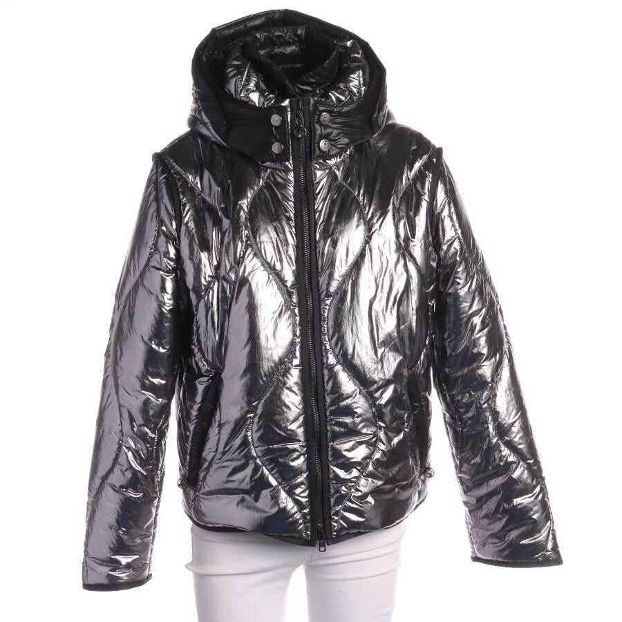 Image 1 of Winter Jacket 40 Silver in color Metallic | Vite EnVogue