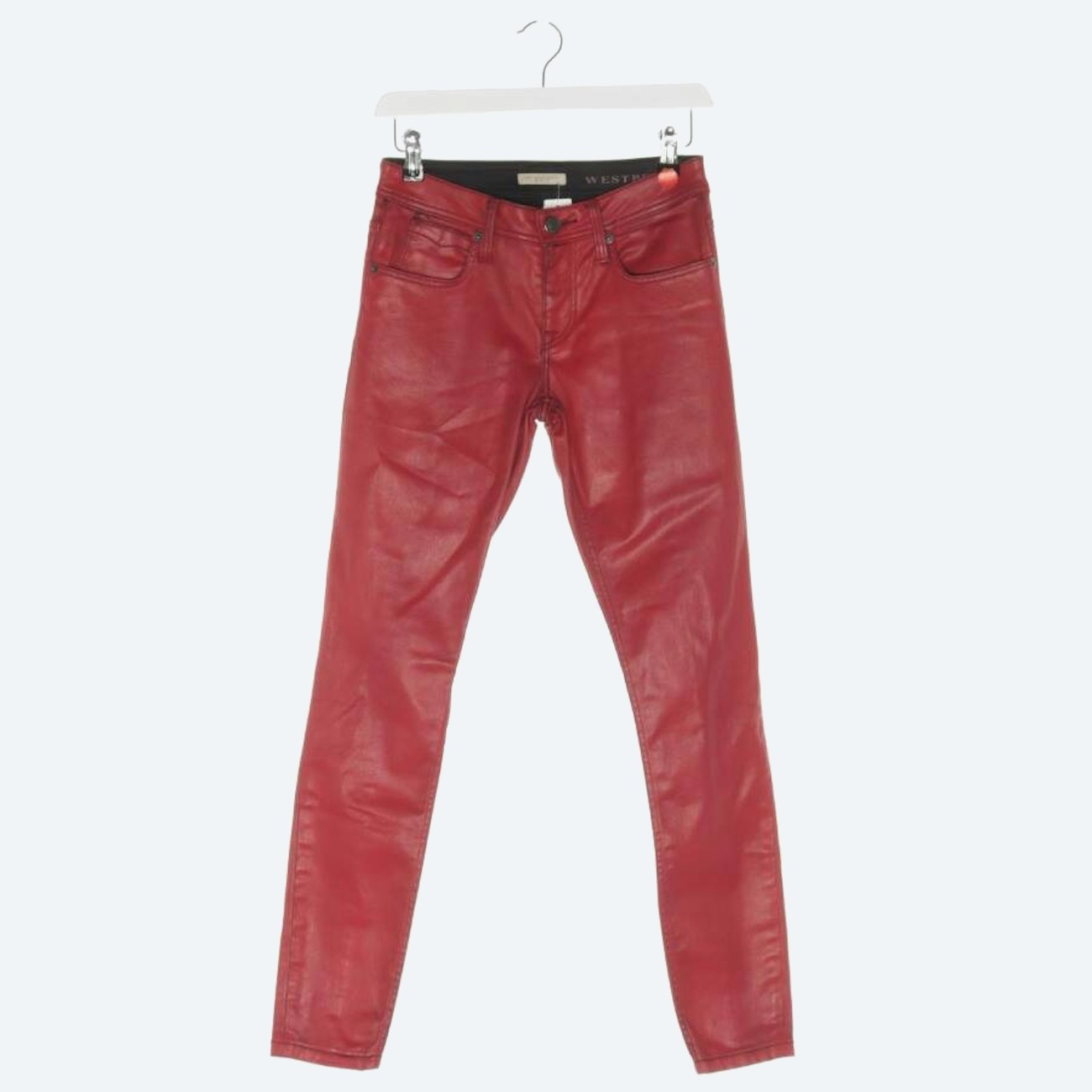Image 1 of Jeans Slim Fit W24 Red in color Red | Vite EnVogue