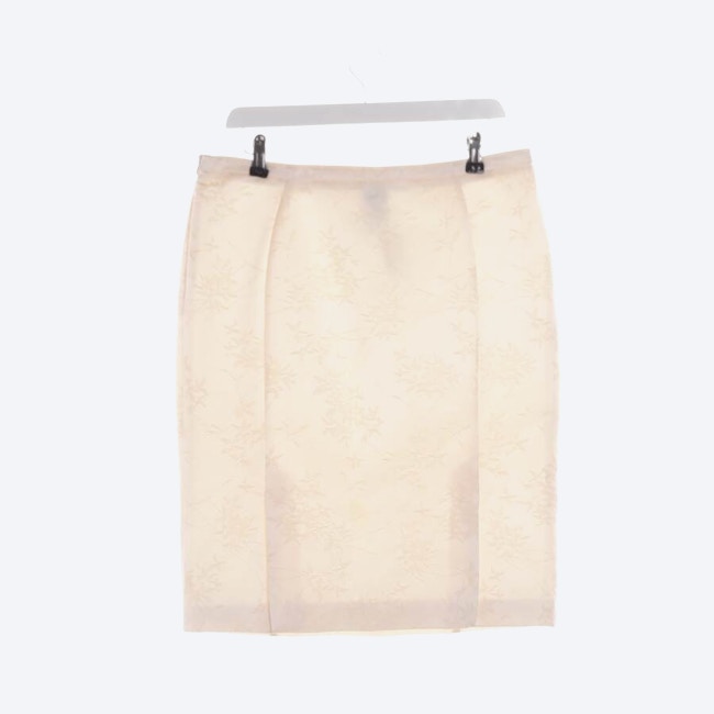 Image 2 of Skirt 38 Beige in color White | Vite EnVogue
