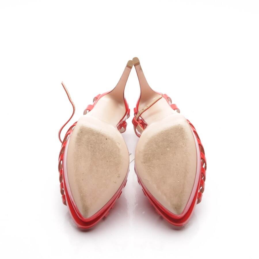 Image 4 of Heeled Sandals EUR 38.5 Red in color Red | Vite EnVogue