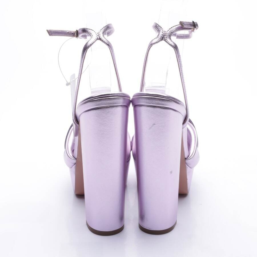 Image 3 of Heeled Sandals EUR 36.5 Purple in color Purple | Vite EnVogue