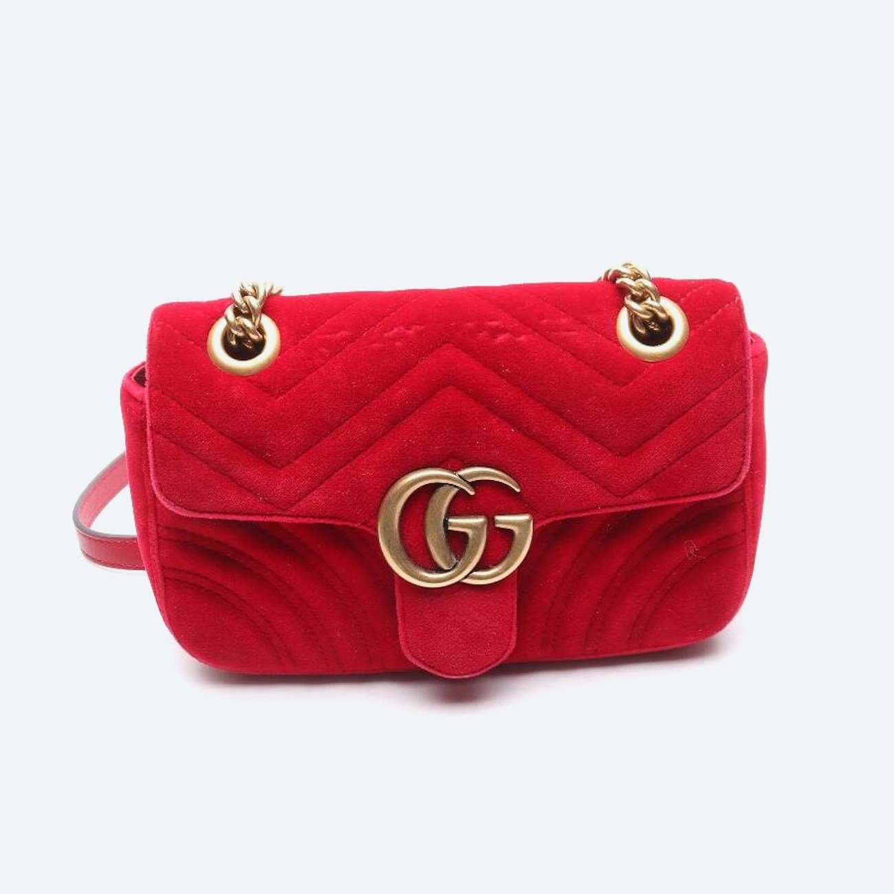 Image 1 of Marmont Shoulder Bag Red in color Red | Vite EnVogue