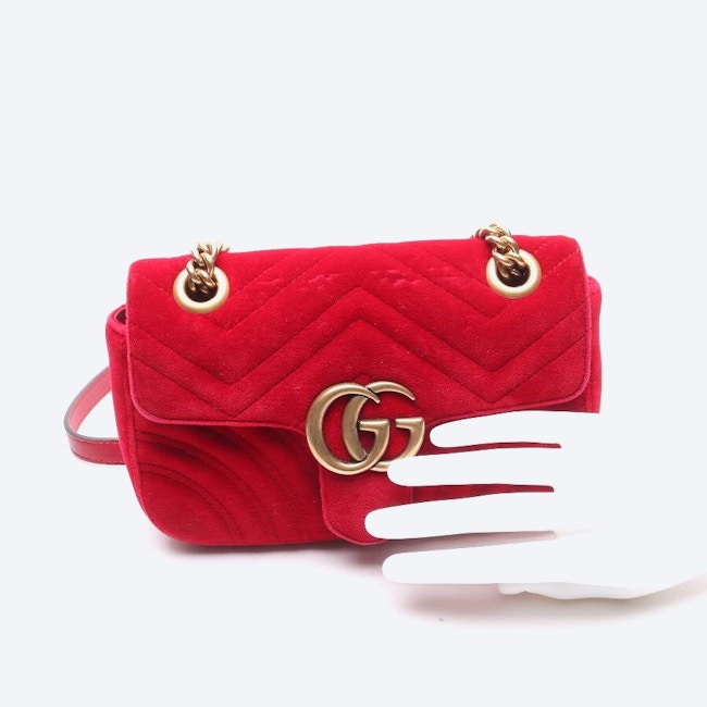 Image 4 of Marmont Shoulder Bag Red in color Red | Vite EnVogue