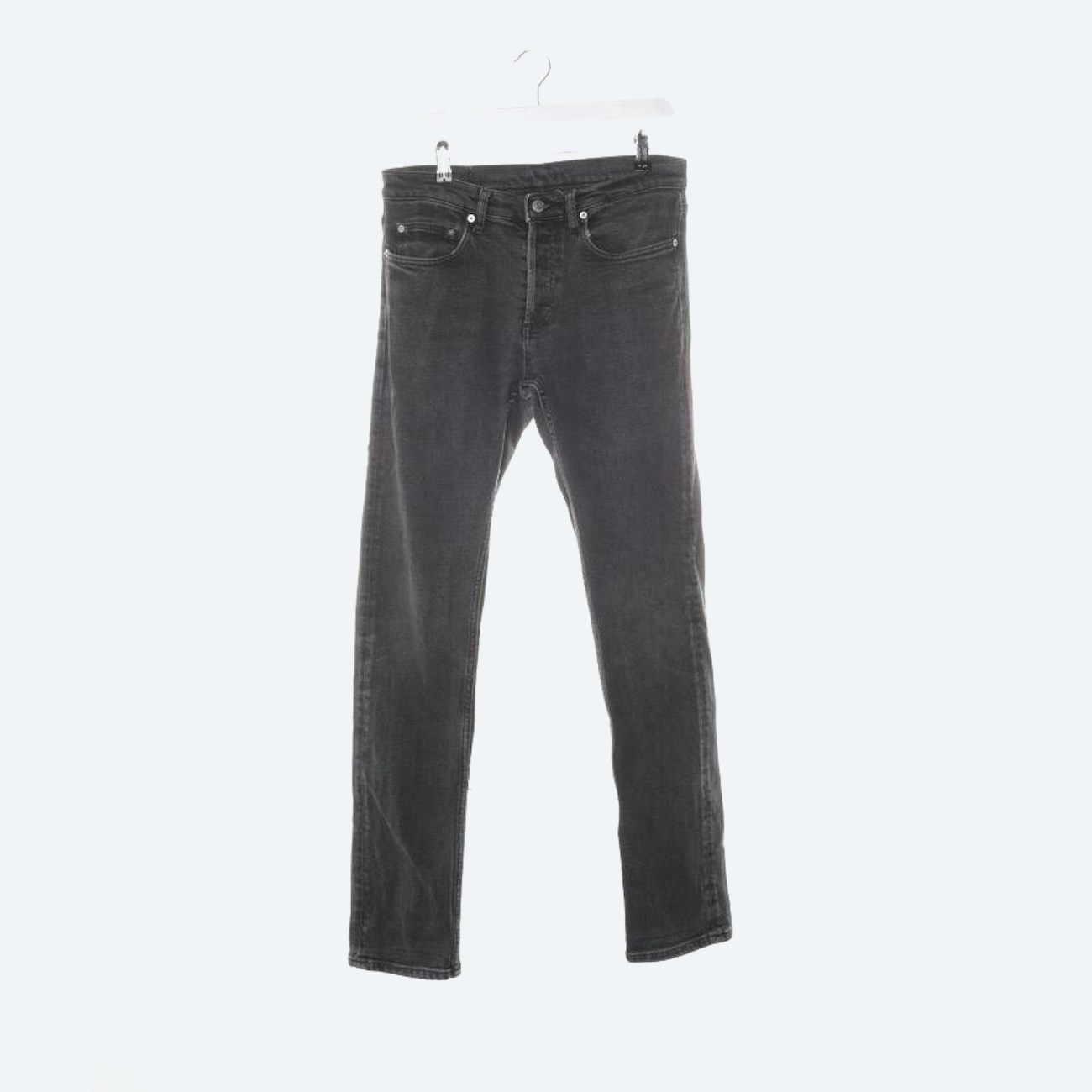 Image 1 of Jeans Straight Fit W30 Dark Gray in color Gray | Vite EnVogue