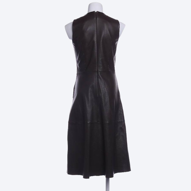 Image 2 of Leather Dress 36 Dark Brown in color Brown | Vite EnVogue