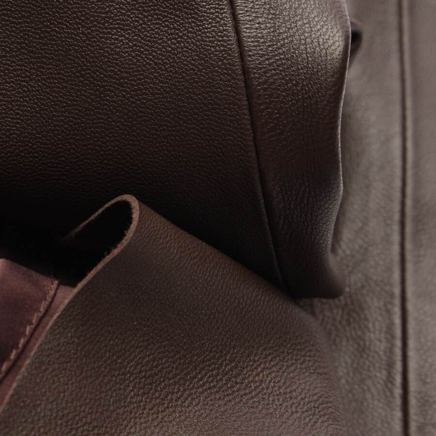 Image 4 of Leather Dress 36 Dark Brown in color Brown | Vite EnVogue