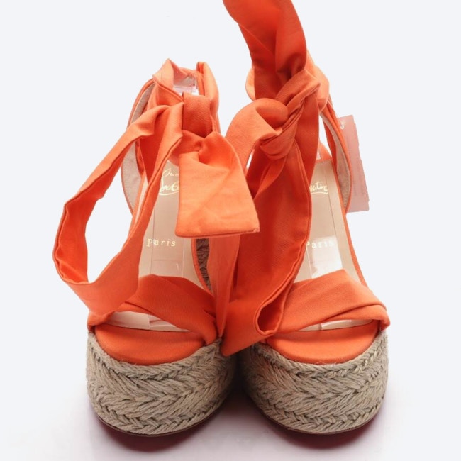 Image 2 of Heeled Sandals EUR38 Orange in color Orange | Vite EnVogue