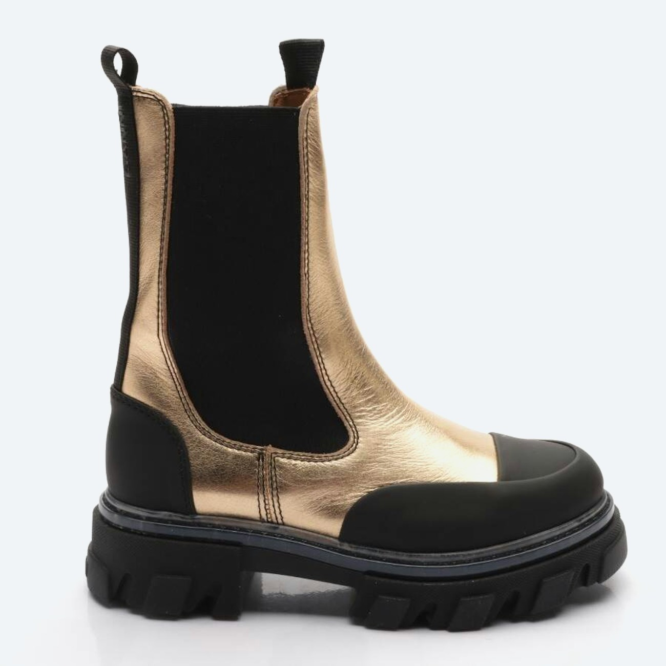 Image 1 of Chelsea Boots EUR 39 Gold in color Metallic | Vite EnVogue