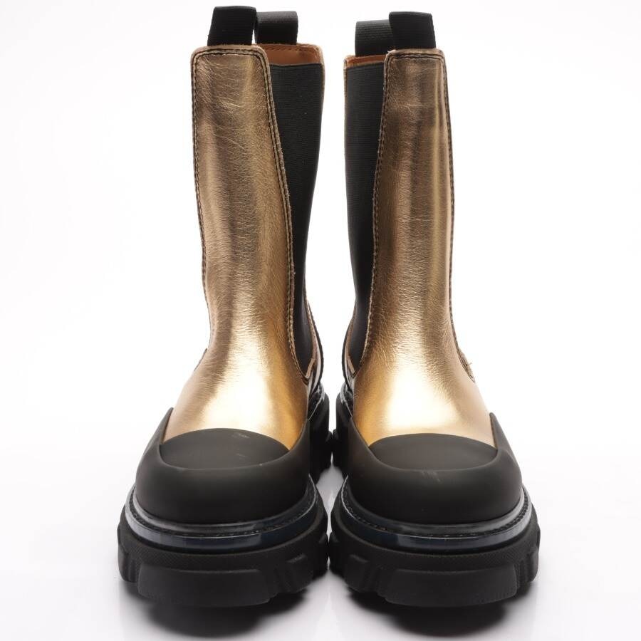 Image 2 of Chelsea Boots EUR 39 Gold in color Metallic | Vite EnVogue