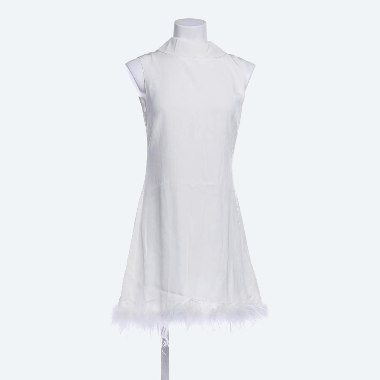 Image 1 of Silk Dress S Beige in color White | Vite EnVogue