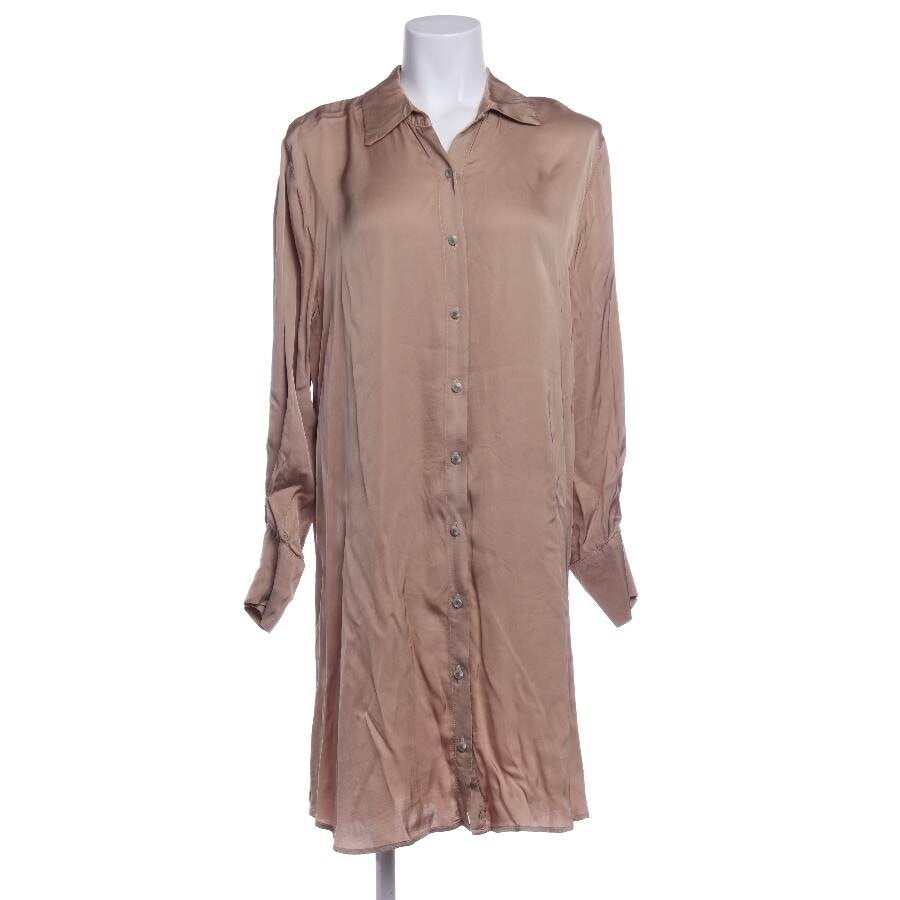 Image 1 of Shirt Dress M Light Brown in color Brown | Vite EnVogue