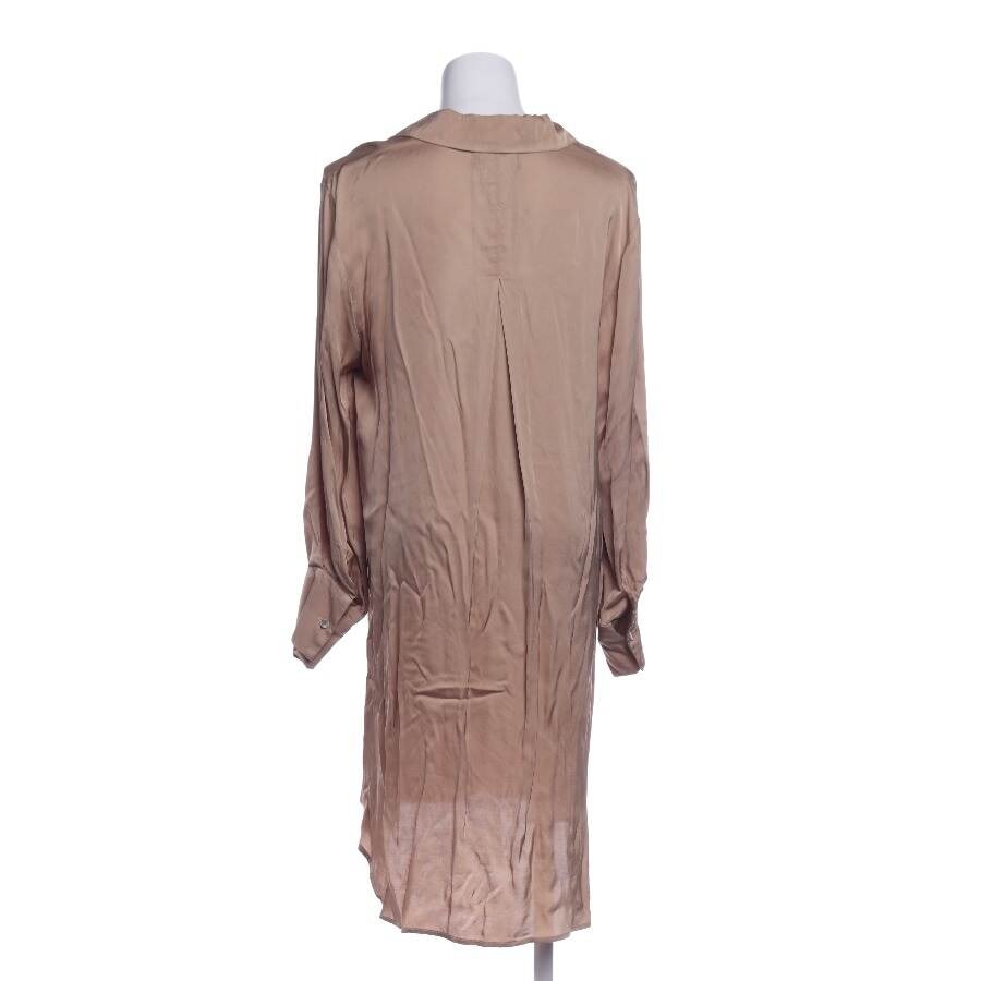 Image 2 of Shirt Dress M Light Brown in color Brown | Vite EnVogue