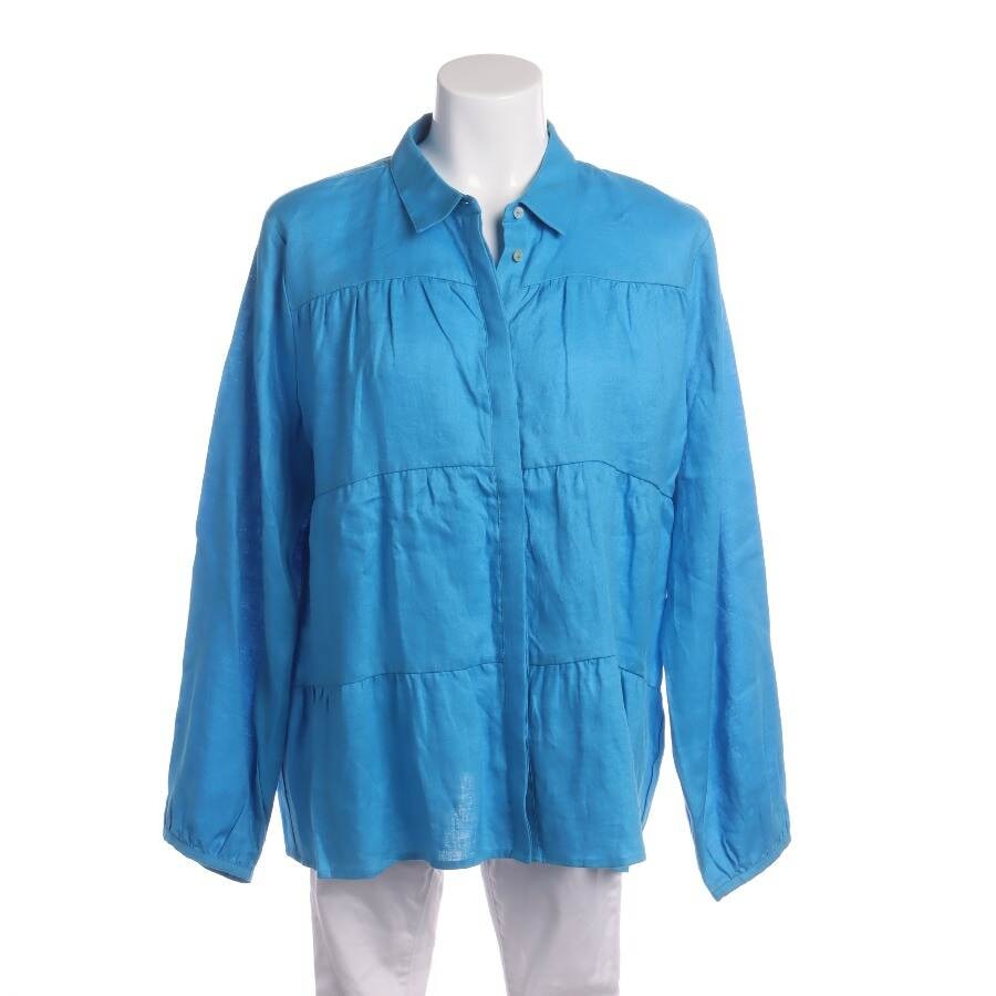 Image 1 of Linen Shirt 2XL Blue in color Blue | Vite EnVogue