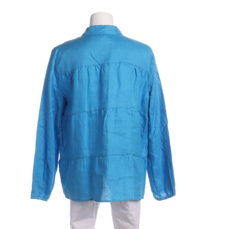 Image 2 of Linen Shirt 2XL Blue in color Blue | Vite EnVogue