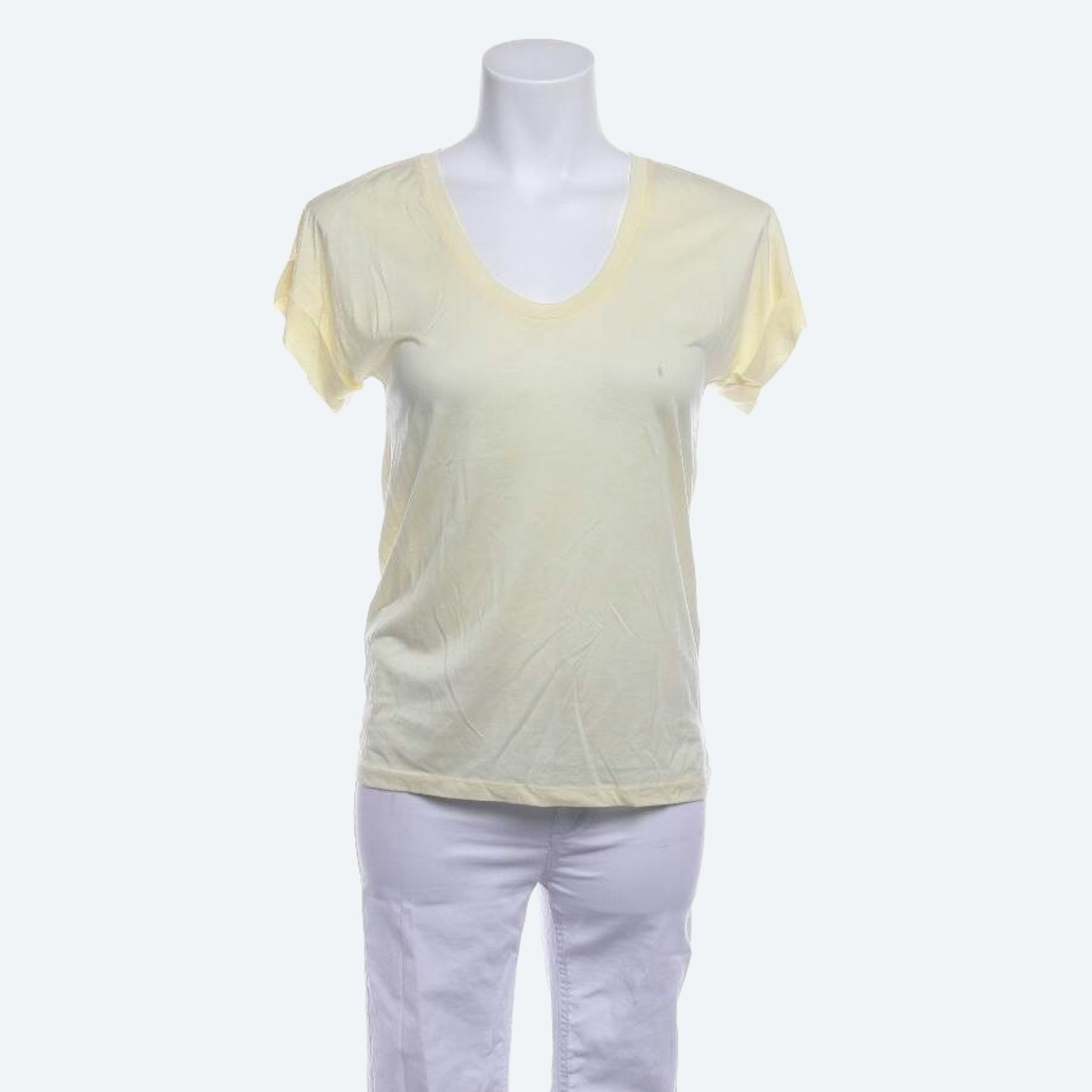 Image 1 of Shirt XS Pastel Yellow in color Yellow | Vite EnVogue