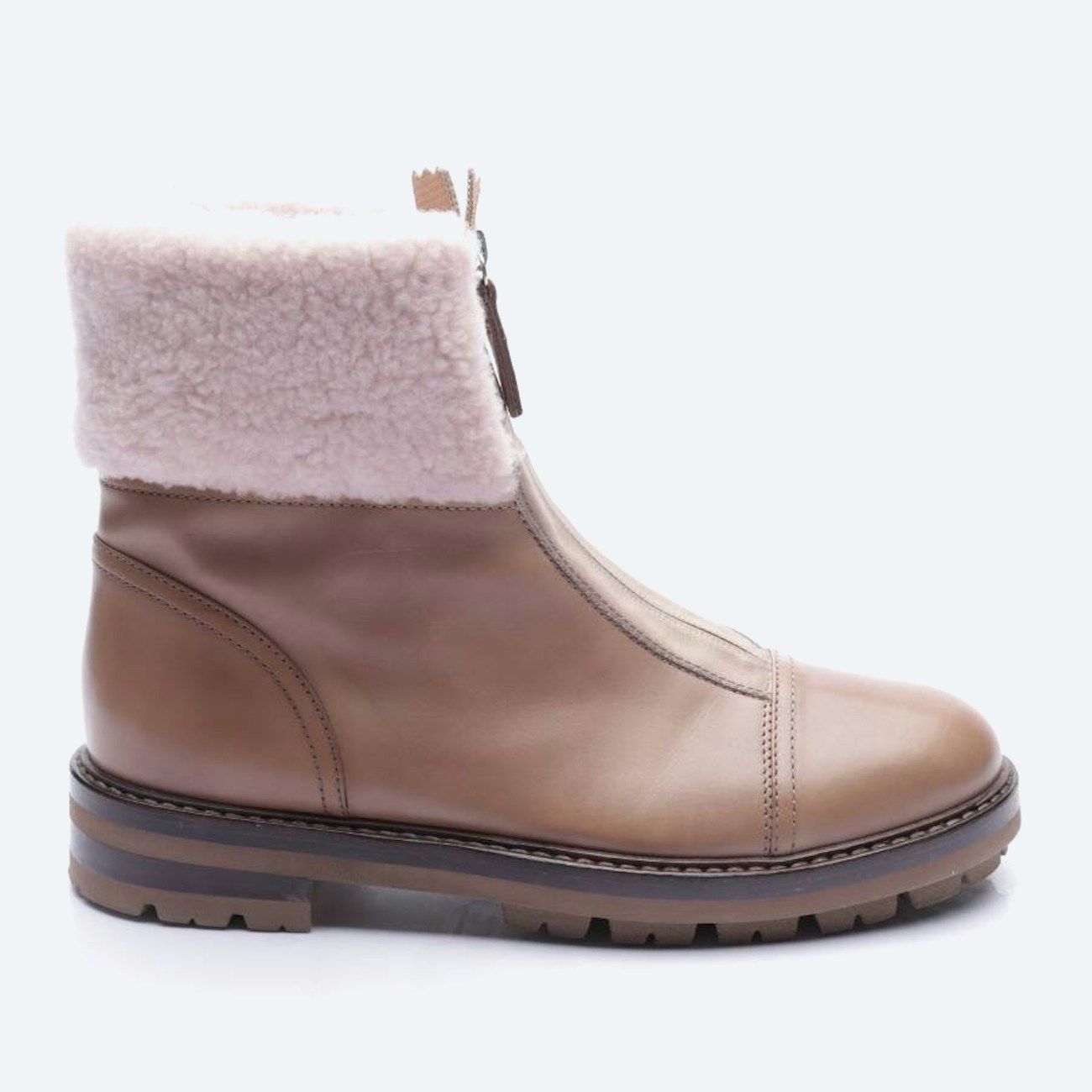 Image 1 of Ankle Boots EUR 40.5 Light Brown in color Brown | Vite EnVogue