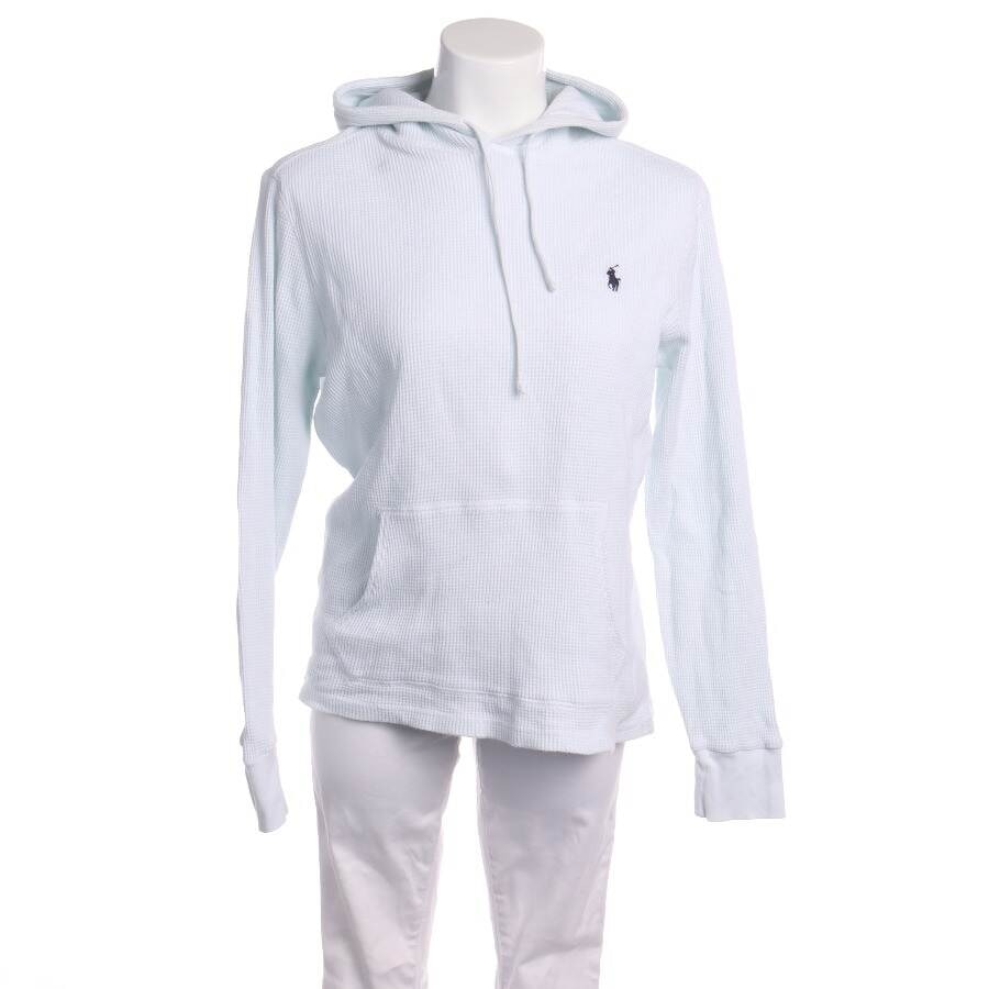 Image 1 of Hooded Sweatshirt M Light Blue in color Blue | Vite EnVogue