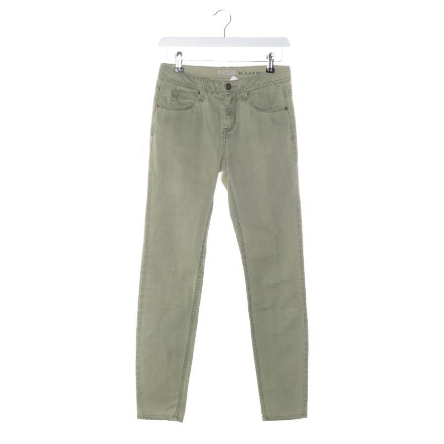 Image 1 of Jeans Skinny W24 Green in color Green | Vite EnVogue